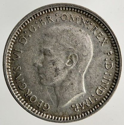 1948 Australia Threepence Silver Coin | Fine Collectable Grade