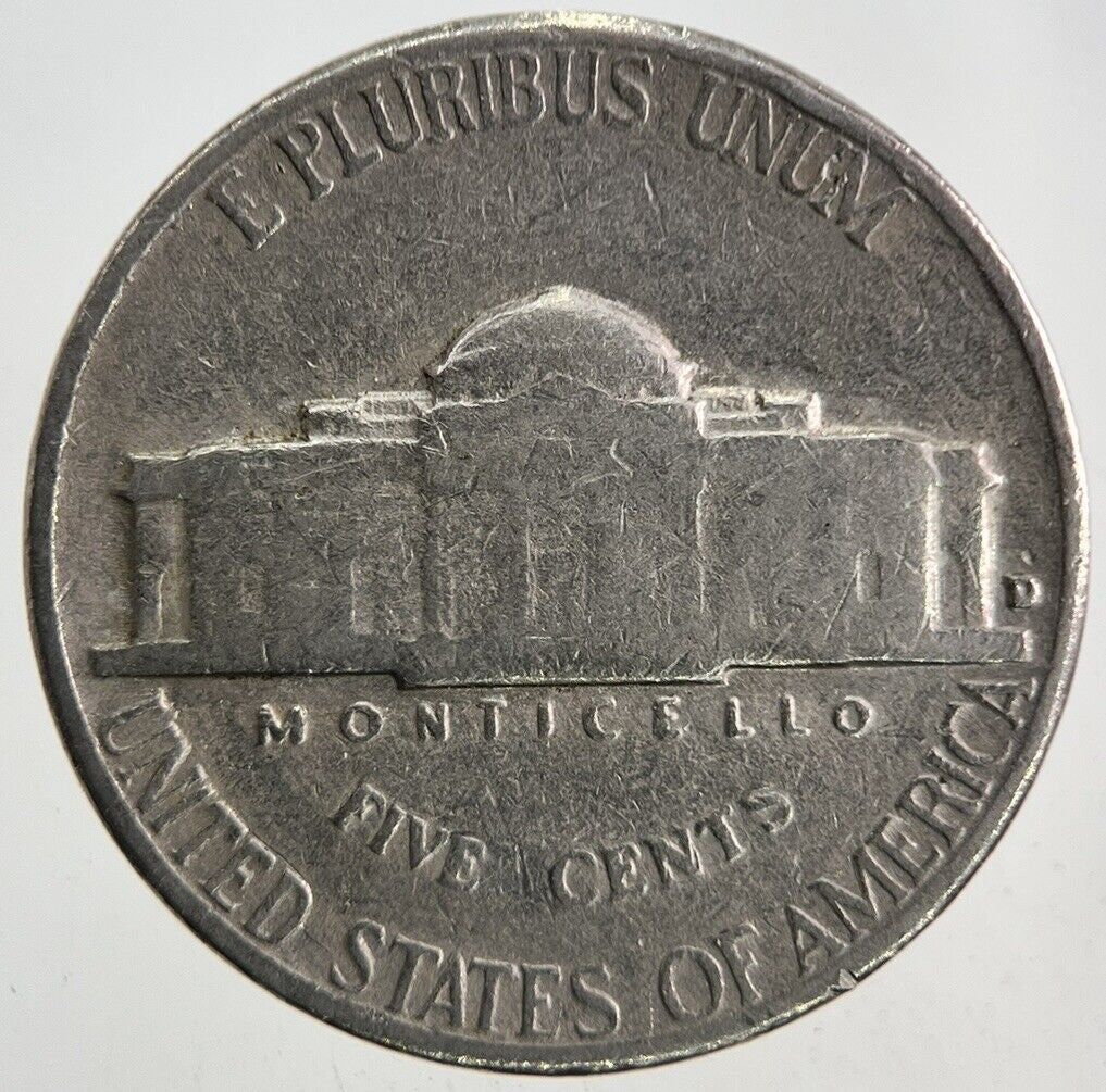 1962 - D US USA Jefferson Nickel Coin | Collectable Grade