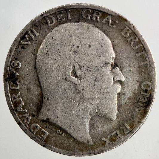 1910 Edward VII One Shilling Silver Coin | Collectable Grade