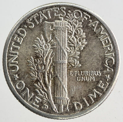 1943 - D US USA Mercury Dime Silver Coin | Very High Grade