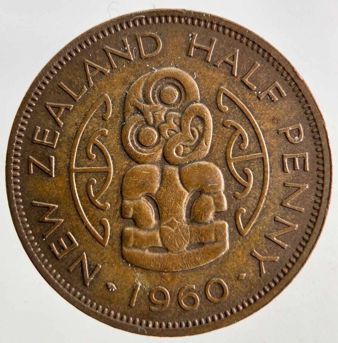 1960 New Zealand Half - Penny Coin | Very High Grade