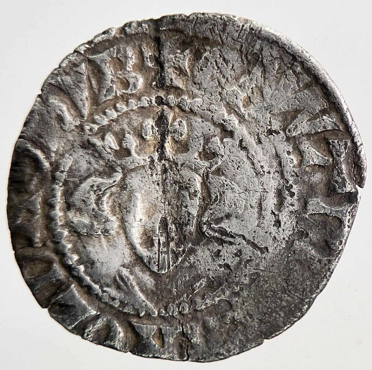 1279 - 1307 Edward I 1st Medieval Hammered Silver Penny Coin | a6596