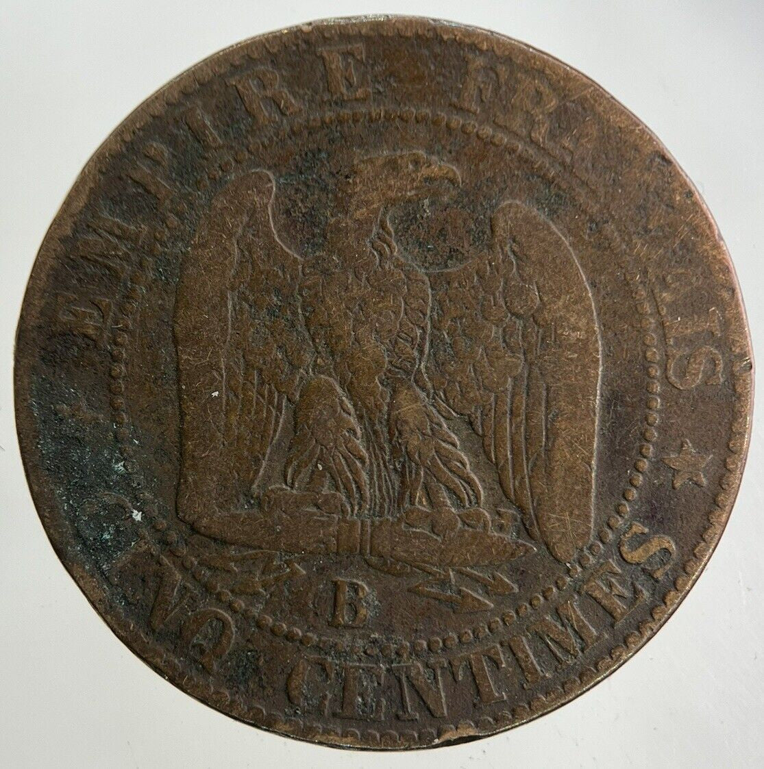 1855 France 5 Centimes Coin | Collectable Grade