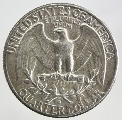 1962 - D US USA Quarter Dollar Silver Coin | Very High Grade