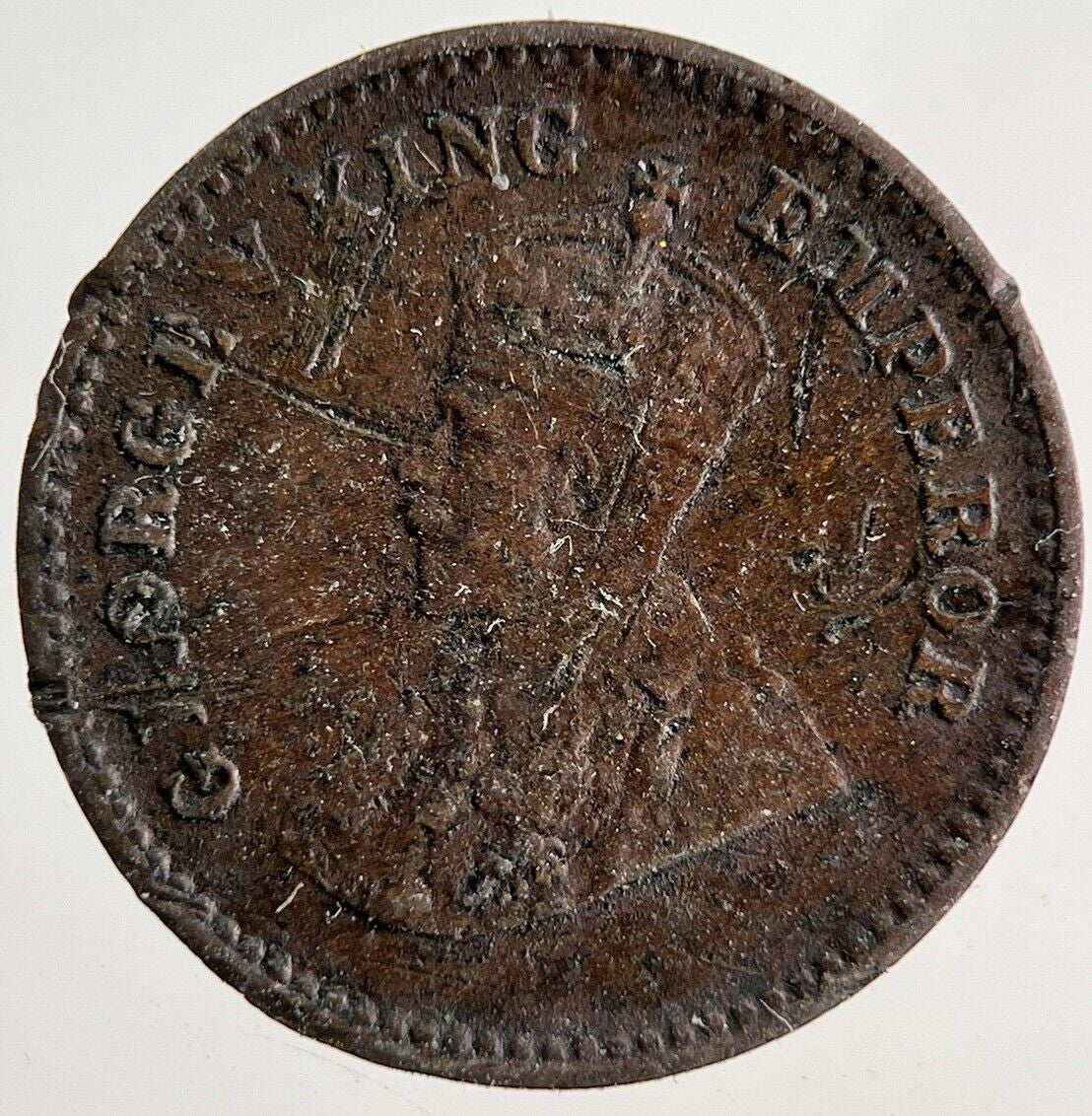 1936 India 1/12 Anna Coin | Collectable Grade