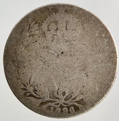 1896 Victoria Sixpence Silver Coin | Fair Grade