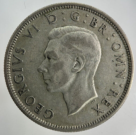 1944 George VI Half - Crown Silver Coin | Fine Collectable Grade