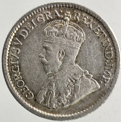 1917 Canada 5 Cents Silver Coin | Fine Collectable Grade