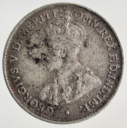 1927 Australia Threepence Silver Coin | Fine Collectable Grade