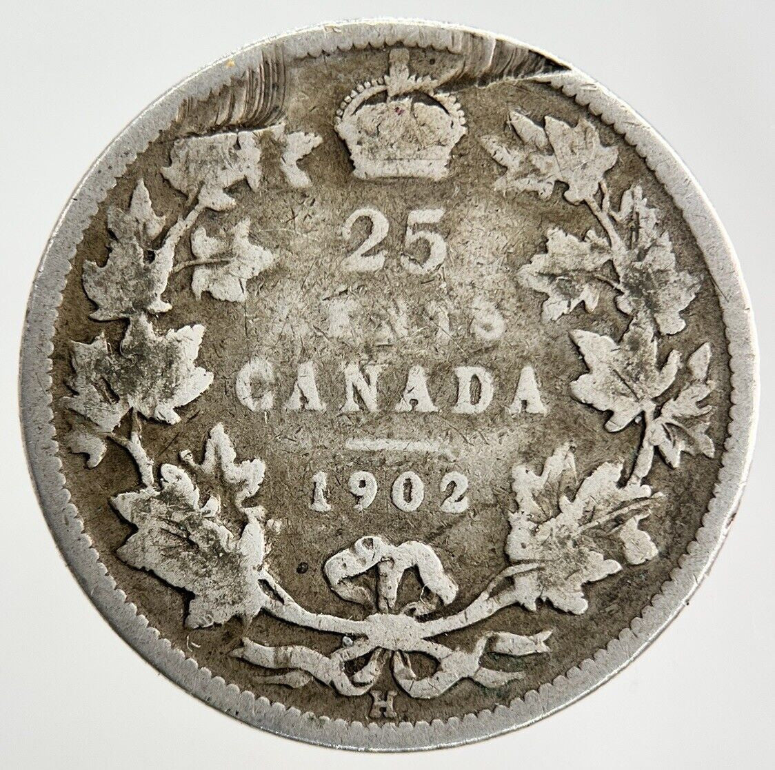 1902 Canada 25 Cents Silver Coin | Collectable Grade