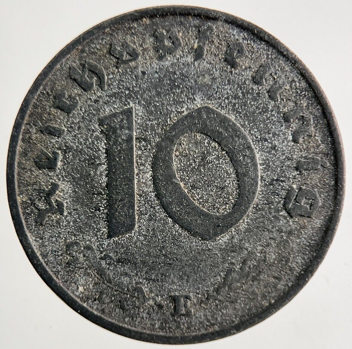 1943 - E Germany Nazi 10 Pfennig Coin | Fine Collectable Grade