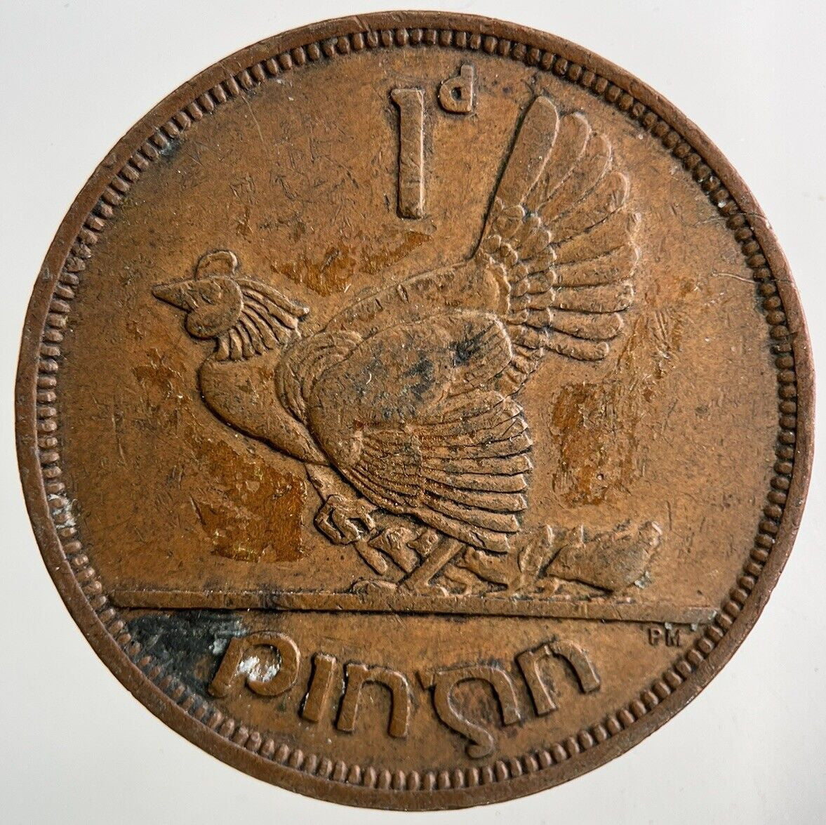 1943 Irish One Penny Coin | Fine Collectable Grade