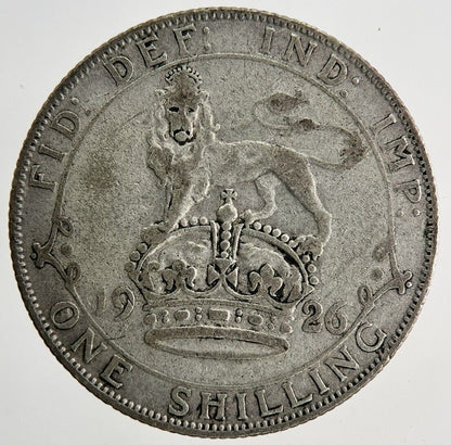 1926 George V Shilling Silver Coin | Collectable Grade
