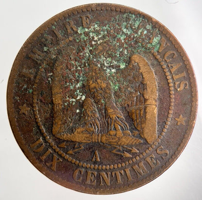 1865 France 10 Centimes Coin | Collectable Grade