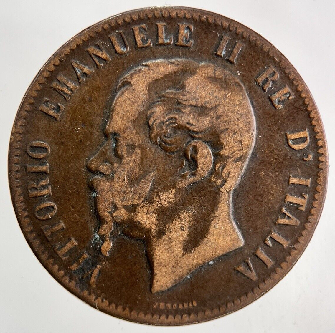 1865 Italy 10 Centesimi Coin | Collectable Grade