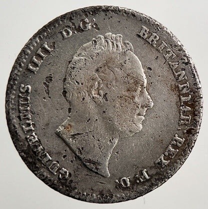 1836 William IV Groat Four - Pence Silver Coin | Collectable Grade | a2697