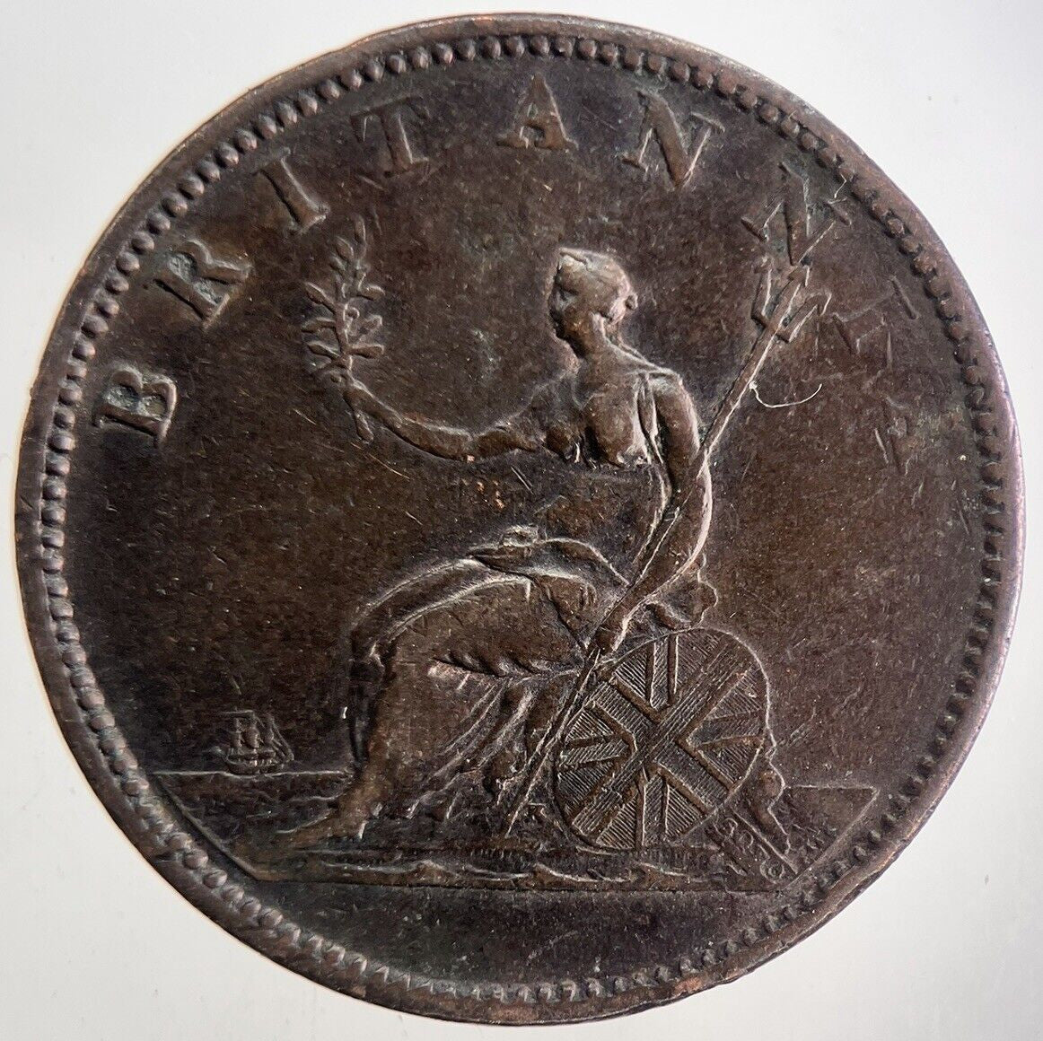 1806 George 3rd III Half - Penny Coin | Very High Grade | a9897