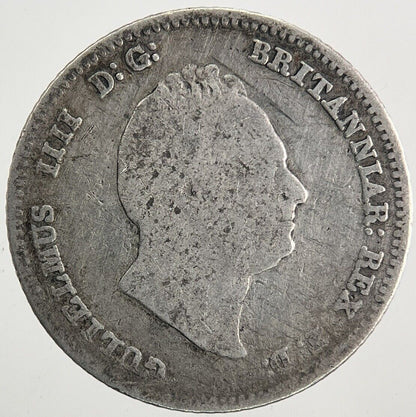 1837 William IV Groat Four - Pence Silver Coin | Fine Collectable Grade | a9972