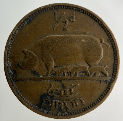 1928 Irish Half-Penny Coin | Fine Collectable Grade