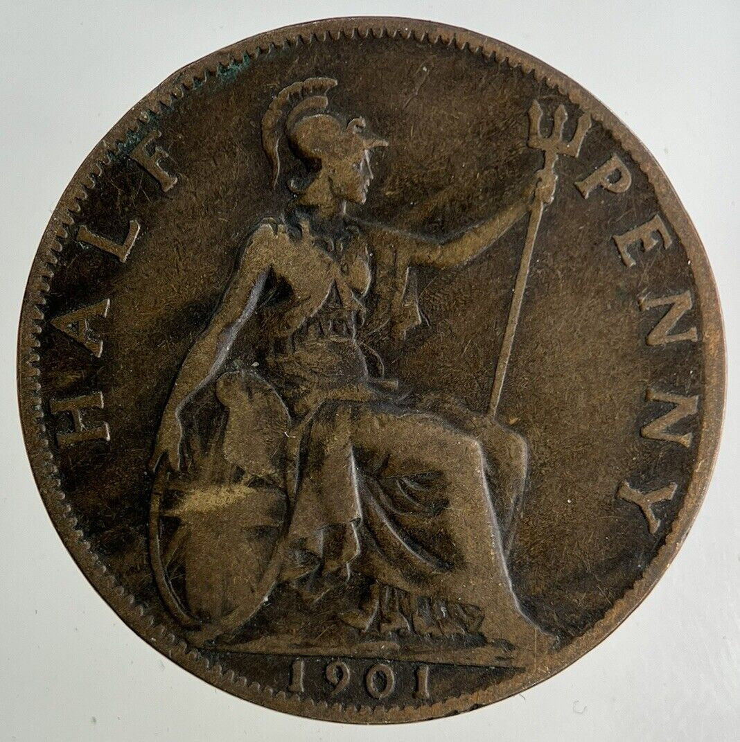 1901 Victoria Half - Penny Coin | Collectable Grade
