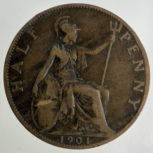 1901 Victoria Half - Penny Coin | Collectable Grade
