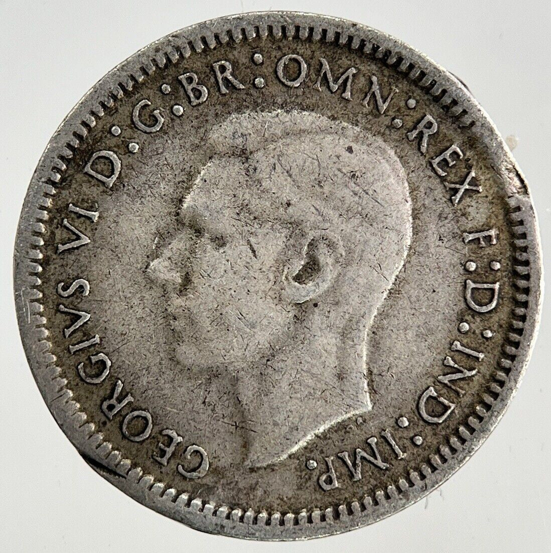 1943 Australia Threepence Silver Coin | Fine Collectable Grade