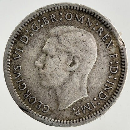 1943 Australia Threepence Silver Coin | Fine Collectable Grade