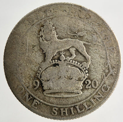1920 George V Shilling Silver Coin | Fair Grade
