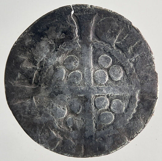 1279 - 1307 Edward I 1st Medieval Hammered Silver Penny Coin | a9977
