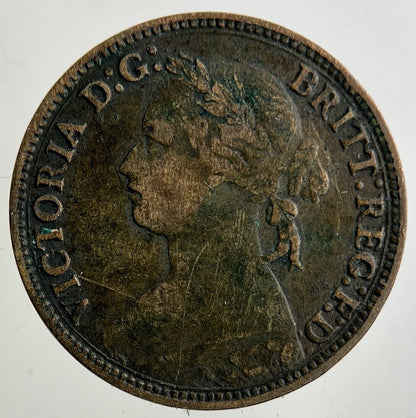 1874 - H Victoria Farthing Coin | Collectable Grade