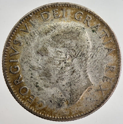 1952 Canada 25 Cents Silver Coin | Collectable Grade | a8945