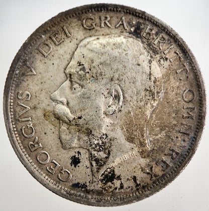 1918 George V Half - Crown Silver Coin | Very High Grade | a8144