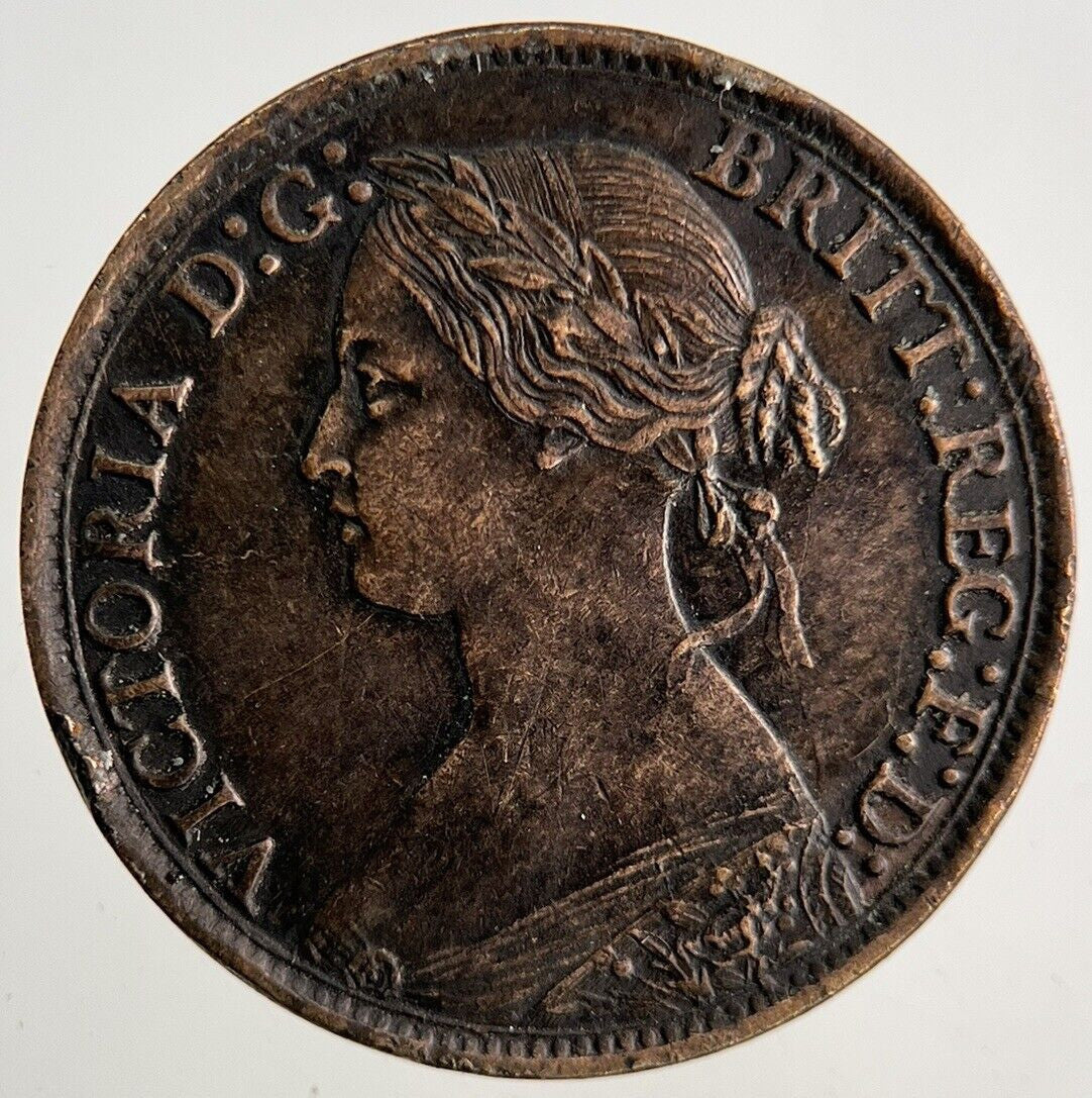1865 Victoria Farthing Coin | Very High Grade