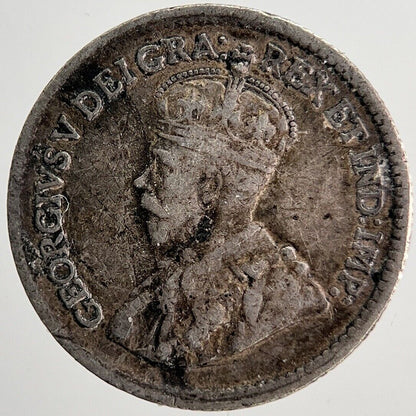 1917 Canada 5 Cents Silver Coin | Fine Collectable Grade | a6310