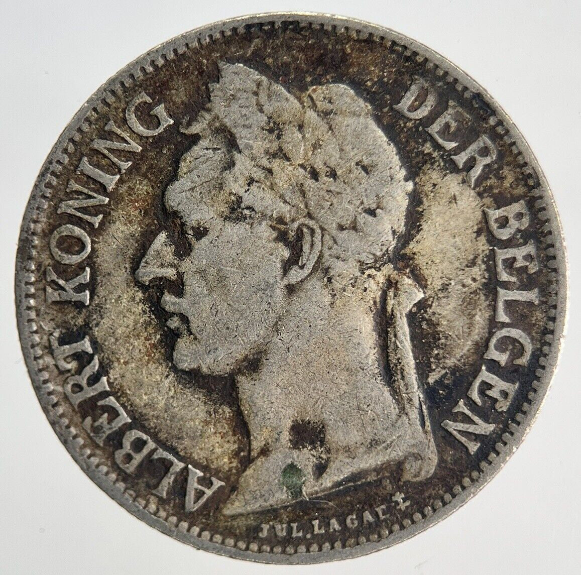 1926 50 Cent Centimes Belgian Congo Coin | Collectable Grade | a1959