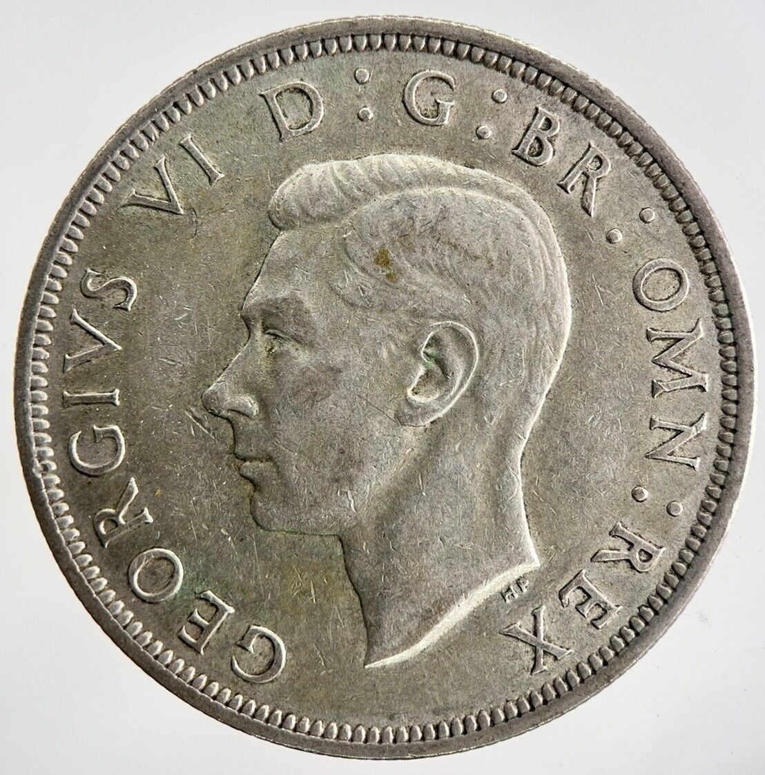 1942 George VI Half - Crown Silver Coin | Very High Grade