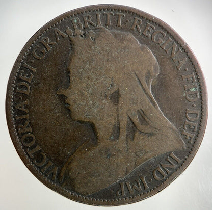 1896 Victoria One Penny Coin | Collectable Grade