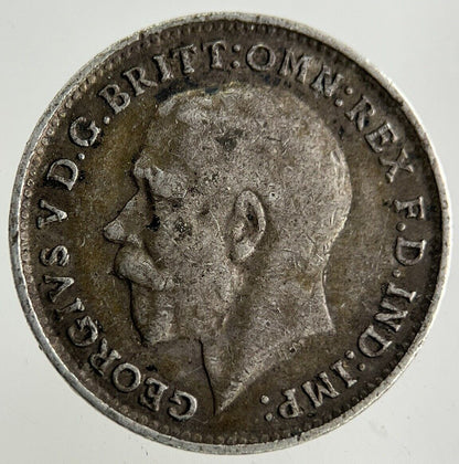 1917 George V Threepence Silver Coin | Fine Collectable Grade
