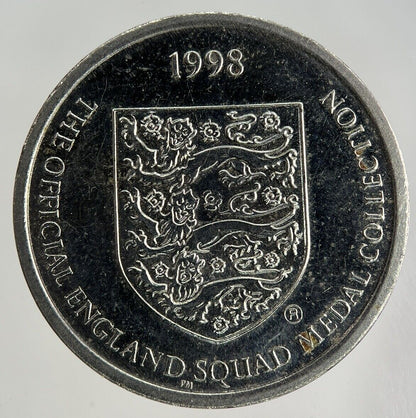 1998 England Football Sol Campbell Defender Token Coin | Fine Collectable Grade