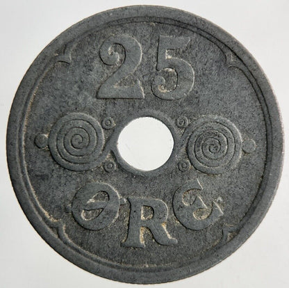 1941 Denmark 25 Ore Coin | Fine Collectable Grade