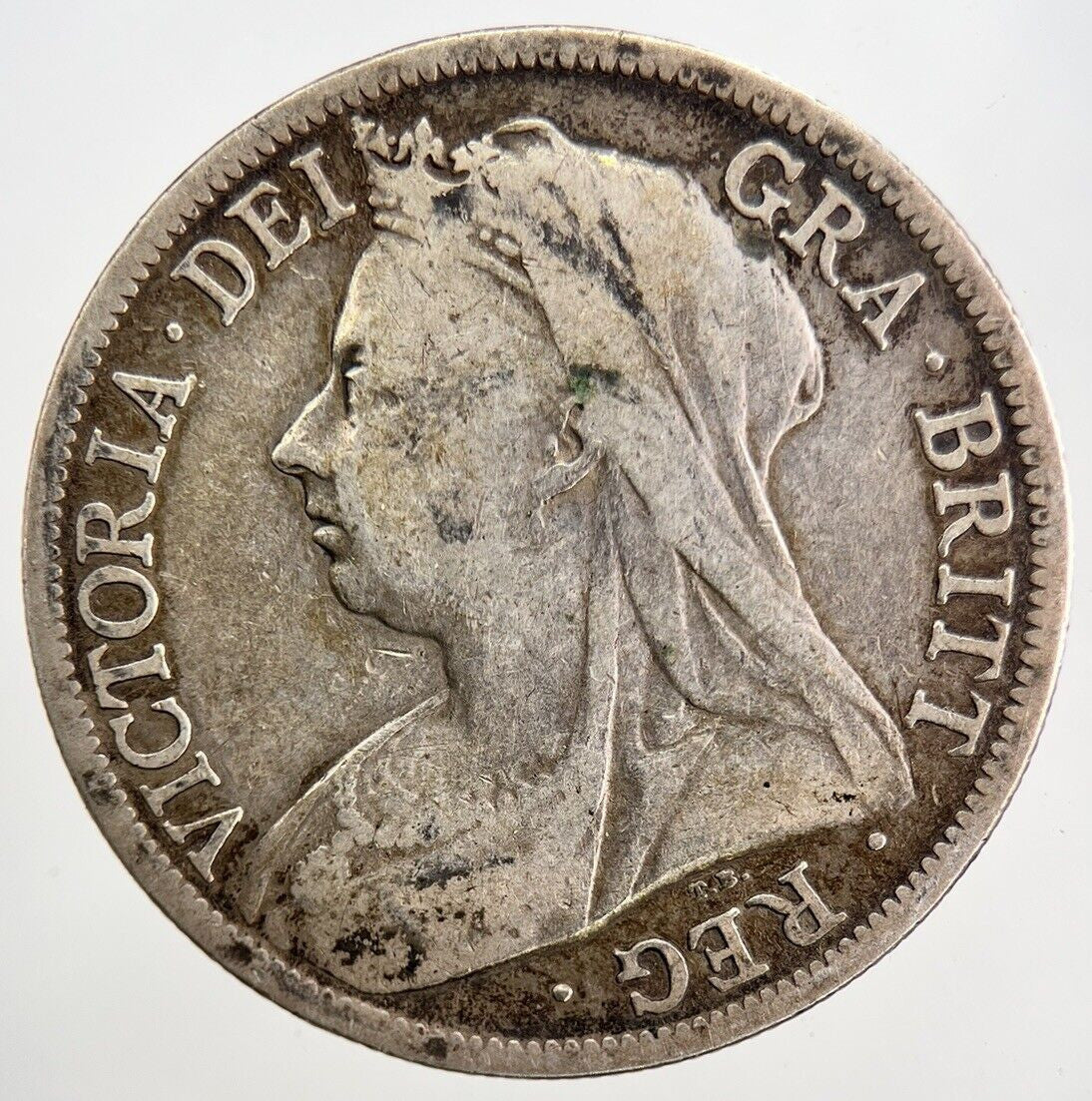 1897 Victoria Half - Crown Silver Coin | Fine Collectable Grade | a5688