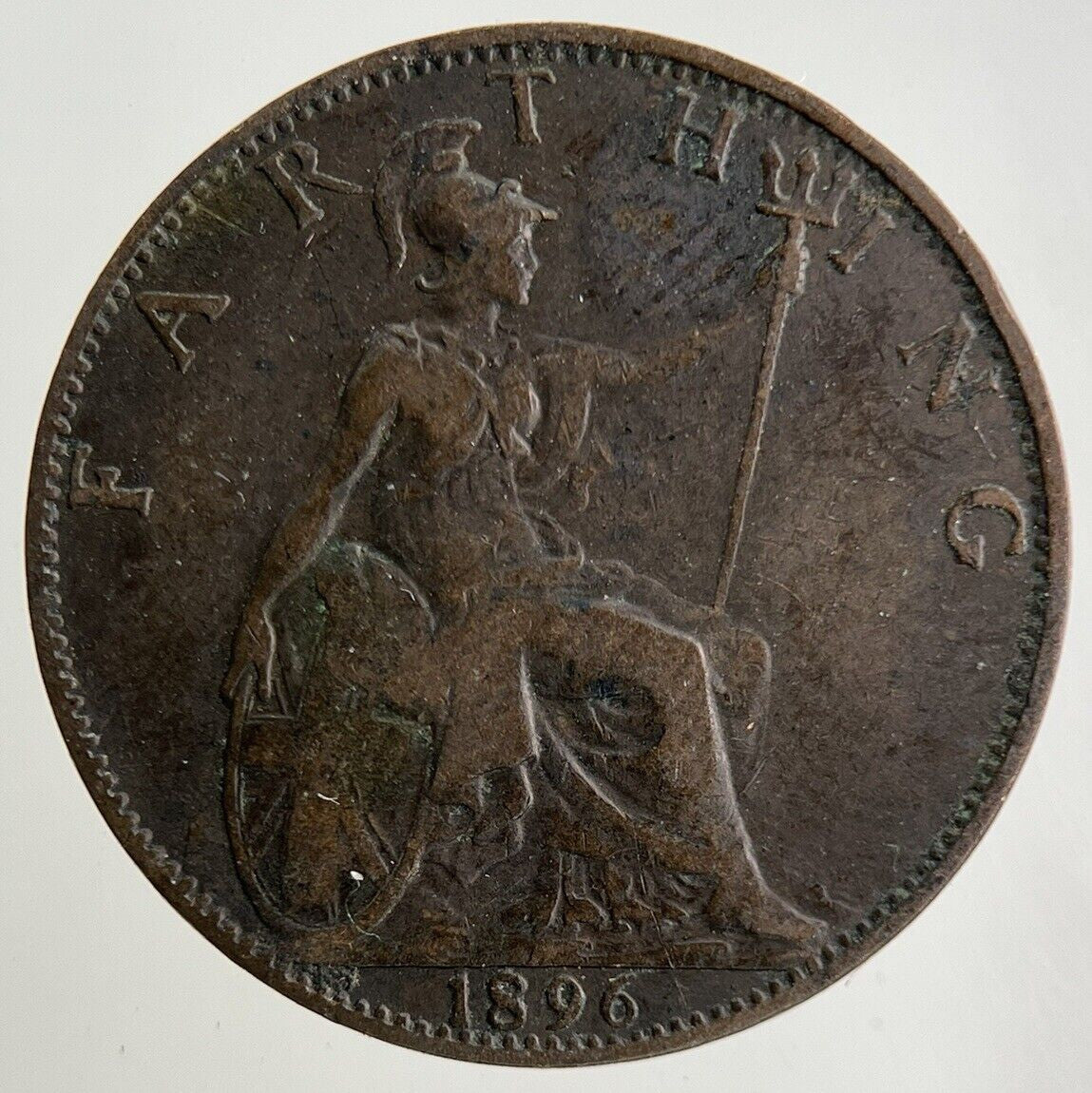 1896 Victoria Farthing Coin | Fine Collectable Grade