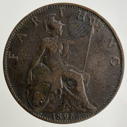 1896 Victoria Farthing Coin | Fine Collectable Grade