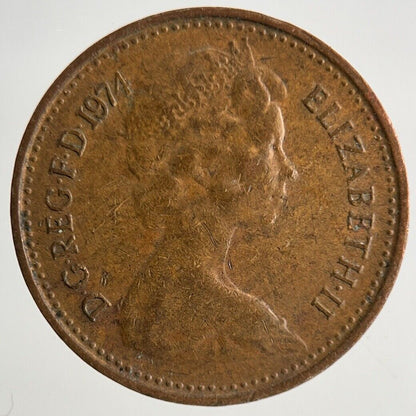 1974 Elizabeth II 2nd New 1/2 Half - Penny Coin | Fine Collectable Grade