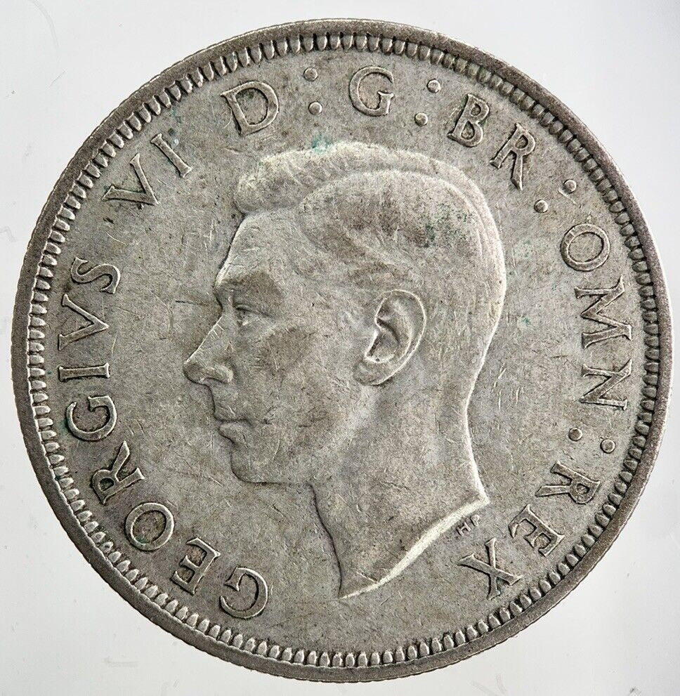 1939 George VI Half - Crown Silver Coin | Fine Collectable Grade