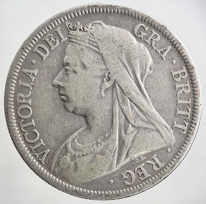 1899 Victoria Half - Crown Silver Coin | Collectable Grade