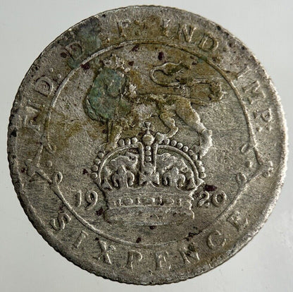 1920 George V Sixpence Silver Coin | Collectable Grade