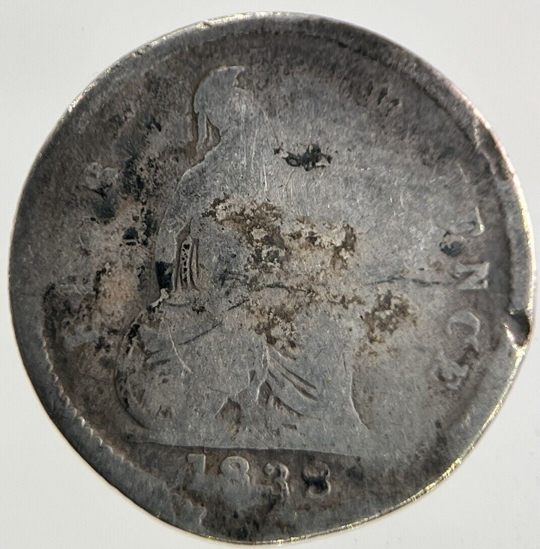 1838 Victoria Four - Pence Groat Silver Coin | Collectable Grade