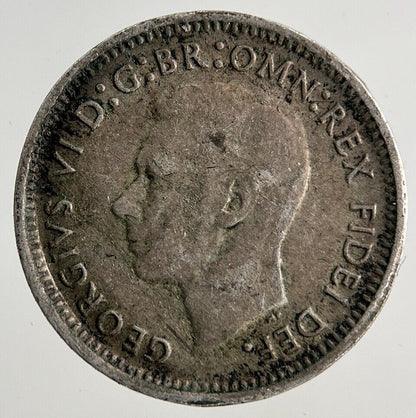 1952 Australia Threepence Silver Coin | Fine Collectable Grade