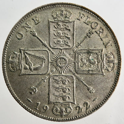 1922 George V Florin British Silver Coin | Very High Grade | a8139
